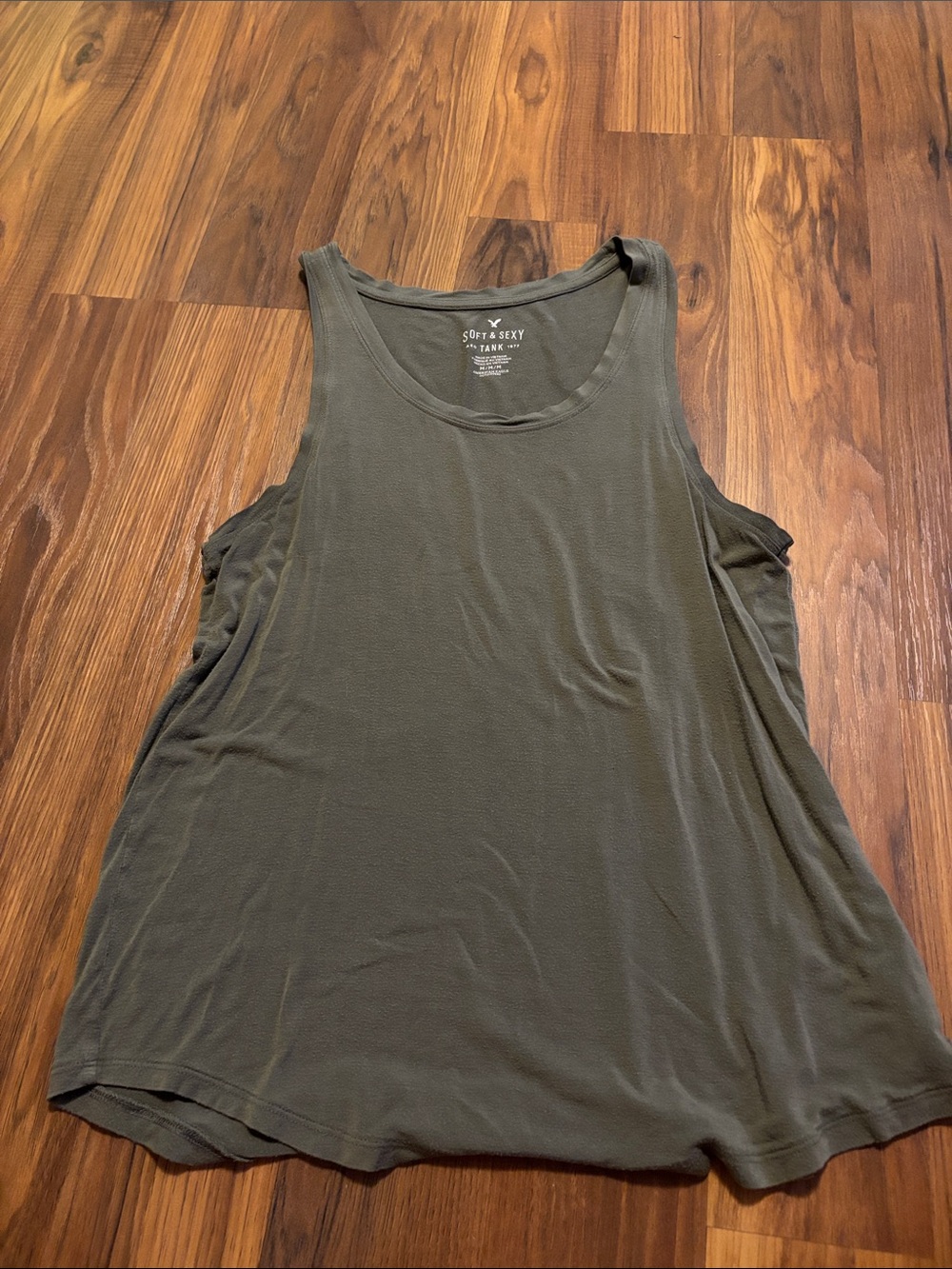 American Eagle Outfitters Olive Tank Top